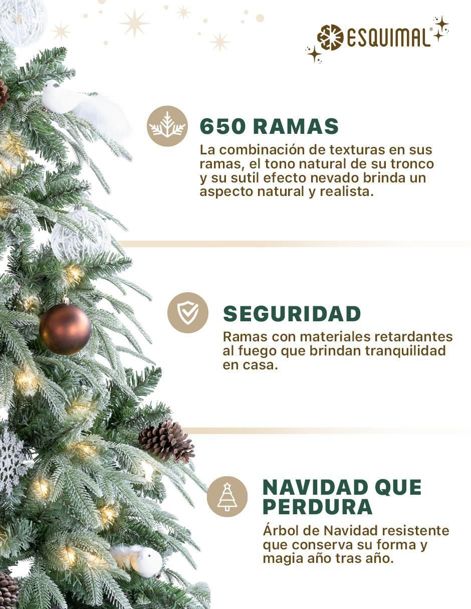 Árbol de navidad pino nevado escandinavo 4