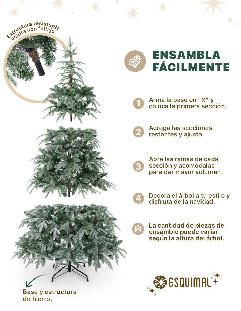 Árbol de navidad pino nevado escandinavo 2