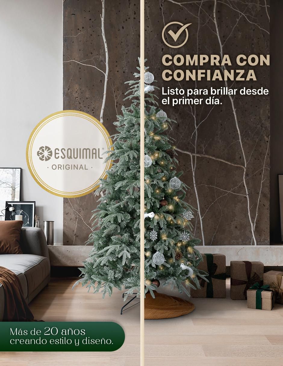 Árbol de navidad pino nevado escandinavo 6
