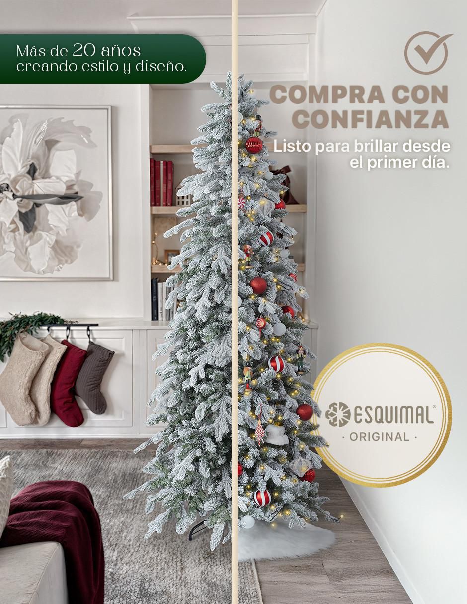 Árbol de navidad Nórdico Nevado 2