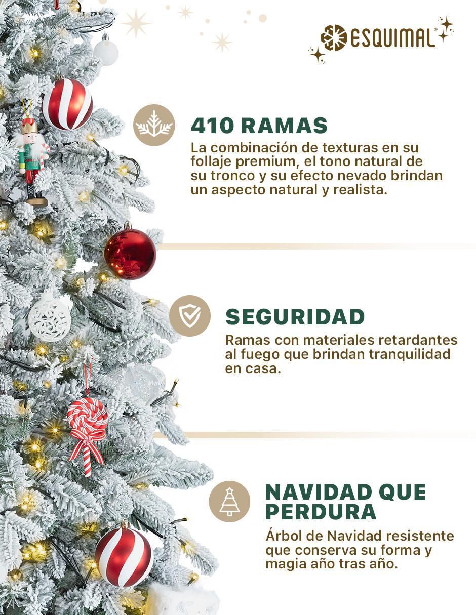 Árbol de navidad Nórdico Nevado 3