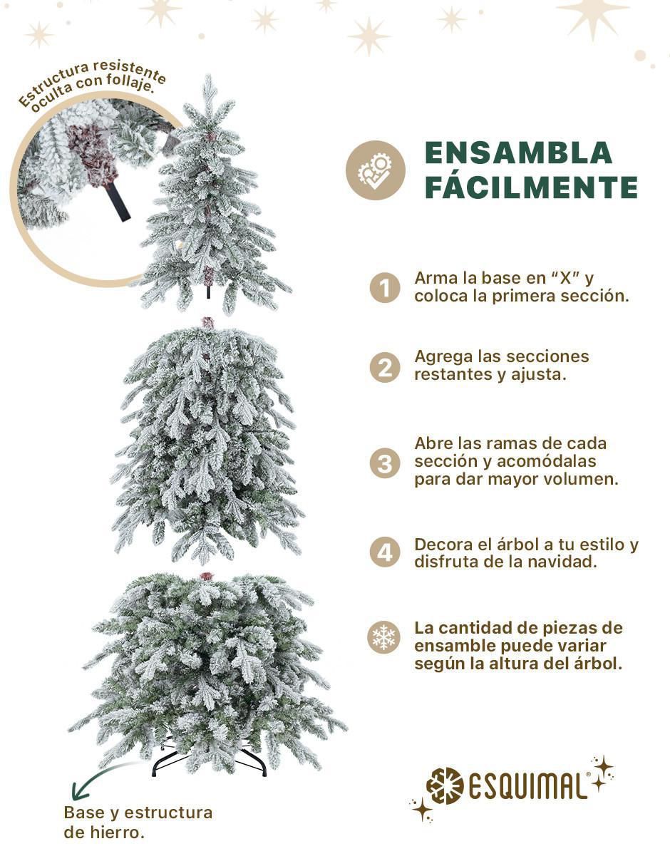 Árbol de navidad Nórdico Nevado 5