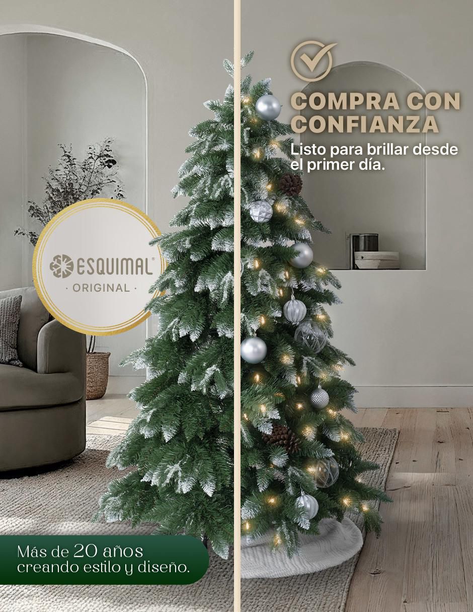 Árbol de navidad Puntas Nevadas 2