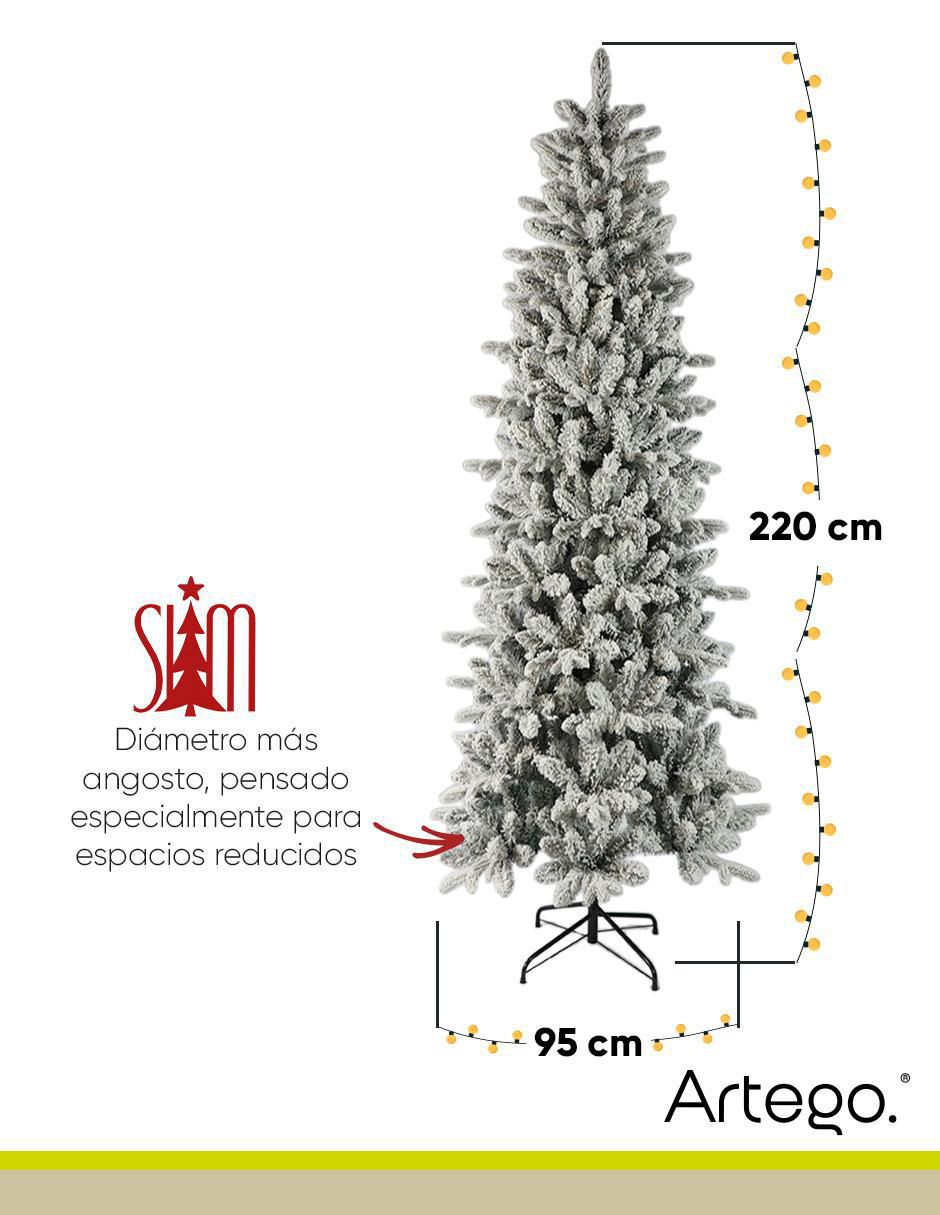Árbol de navidad Slim tipo lápiz 7