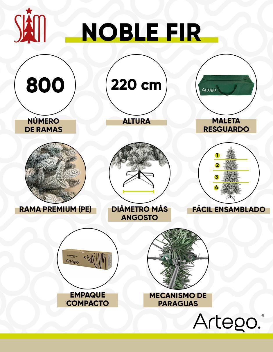 Árbol de navidad Slim tipo lápiz 4