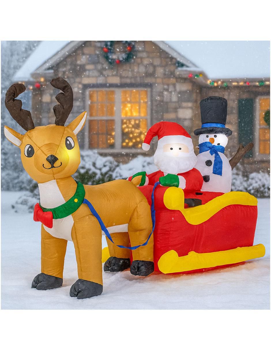 Inflable decorativo forma de Santa Claus 2