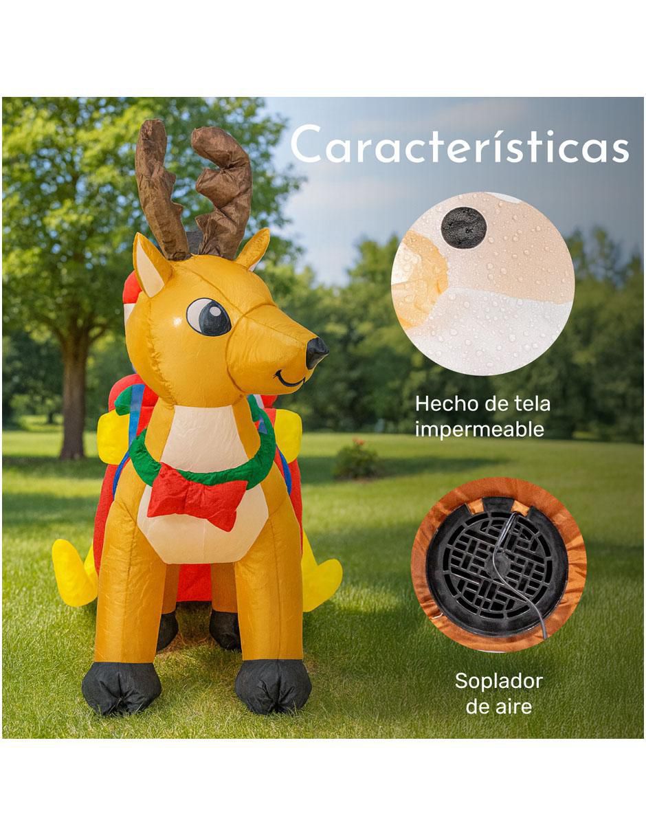 Inflable decorativo forma de Santa Claus 3