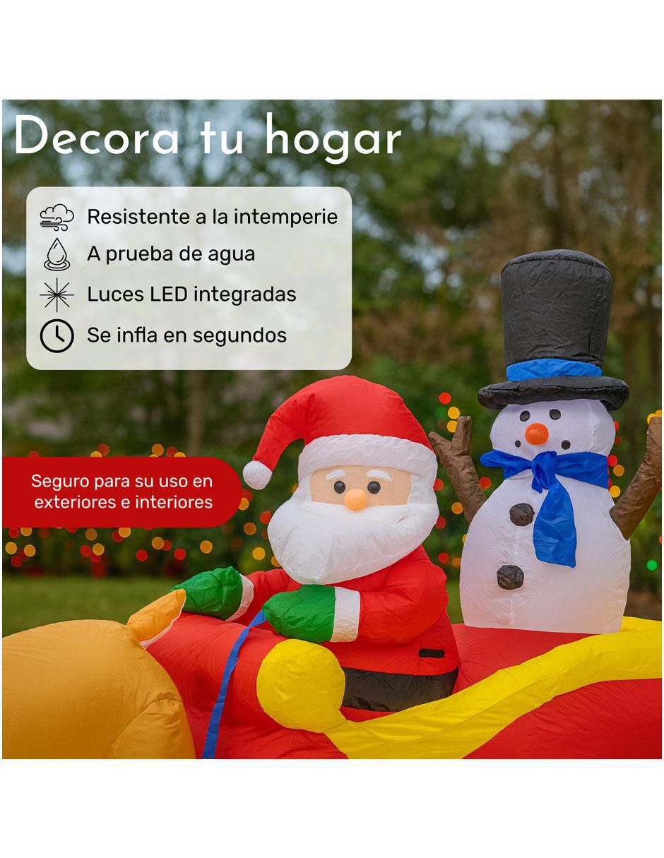 Inflable decorativo forma de Santa Claus 5