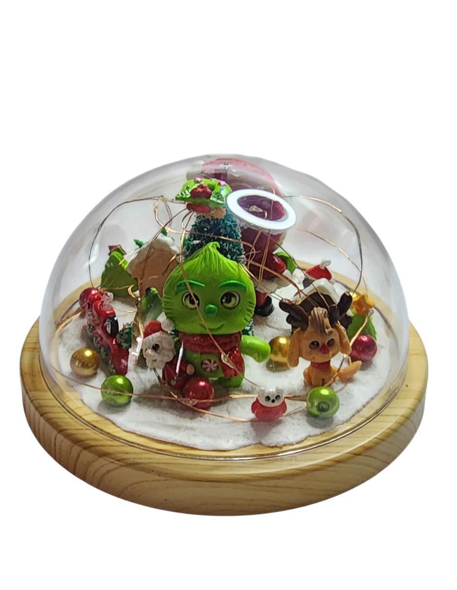 Figura decorativa de santa claus Navidad GRINCH 2