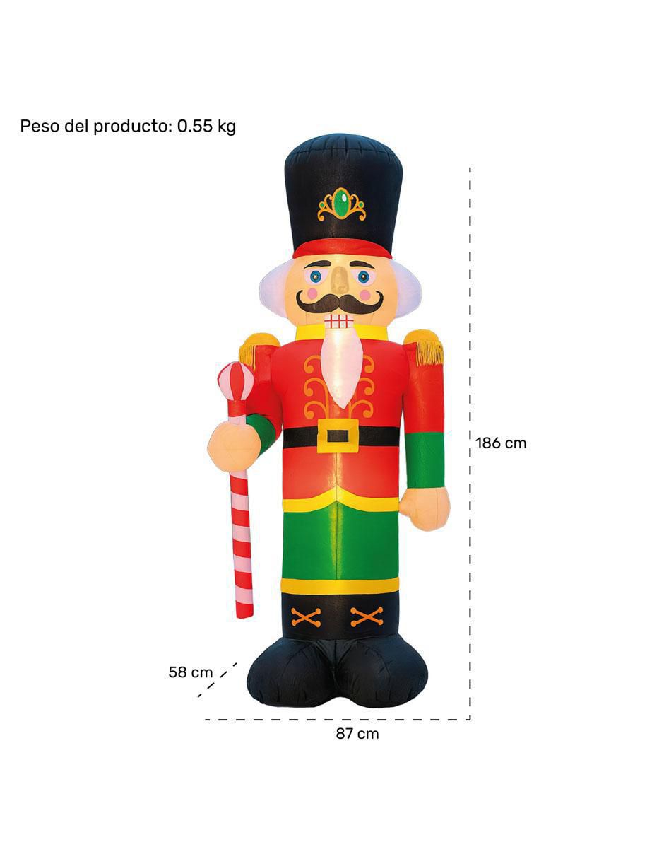 Inflable decorativo forma de cascanueces 6
