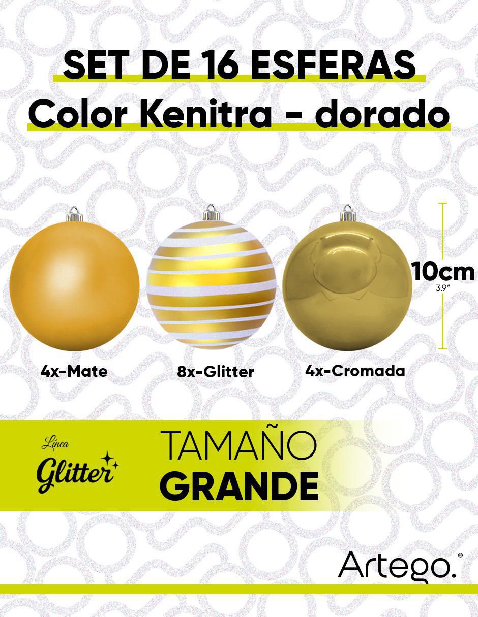 Set de esfera navideña con 16 piezas 6