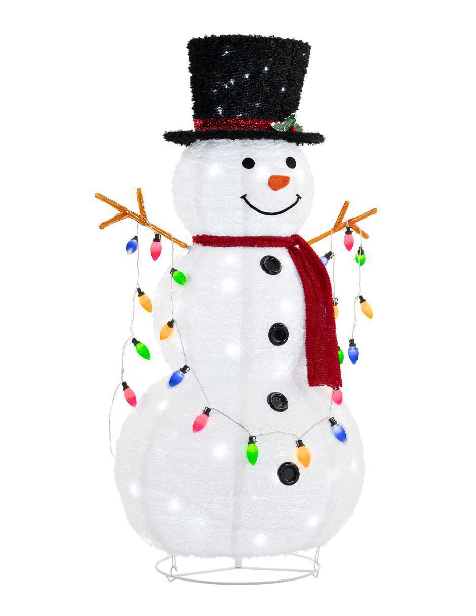 Figura decorativa de muñeco nieve Navidad 1