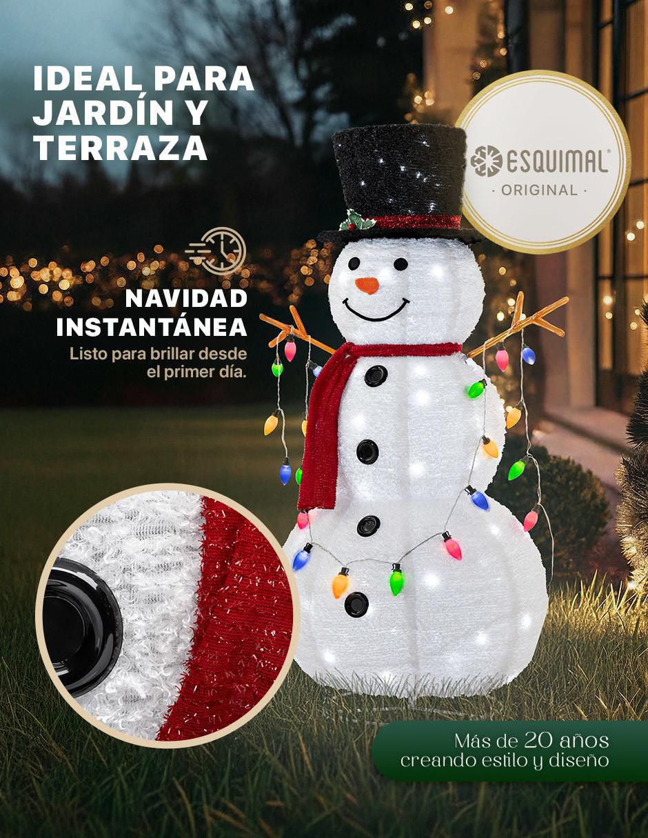 Figura decorativa de muñeco nieve Navidad 6