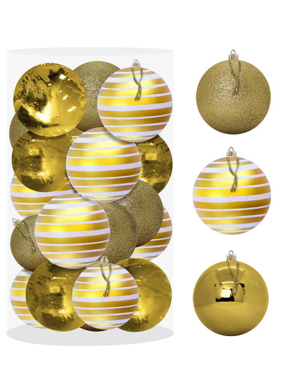 Set de esfera navideña con 30 piezas Set de esfera navideña con 30 piezas