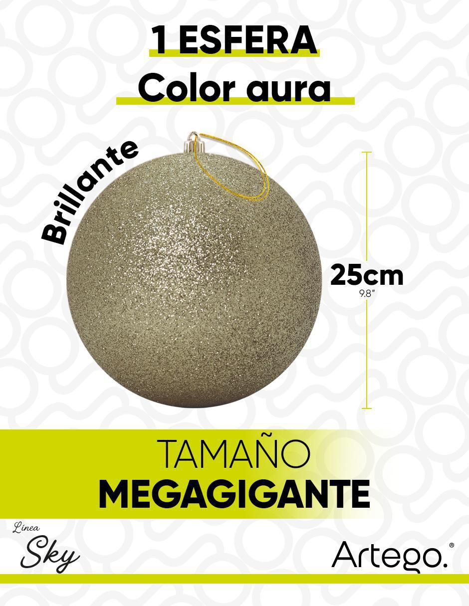 Esfera navideña Gigante Aura con 1 pieza 5