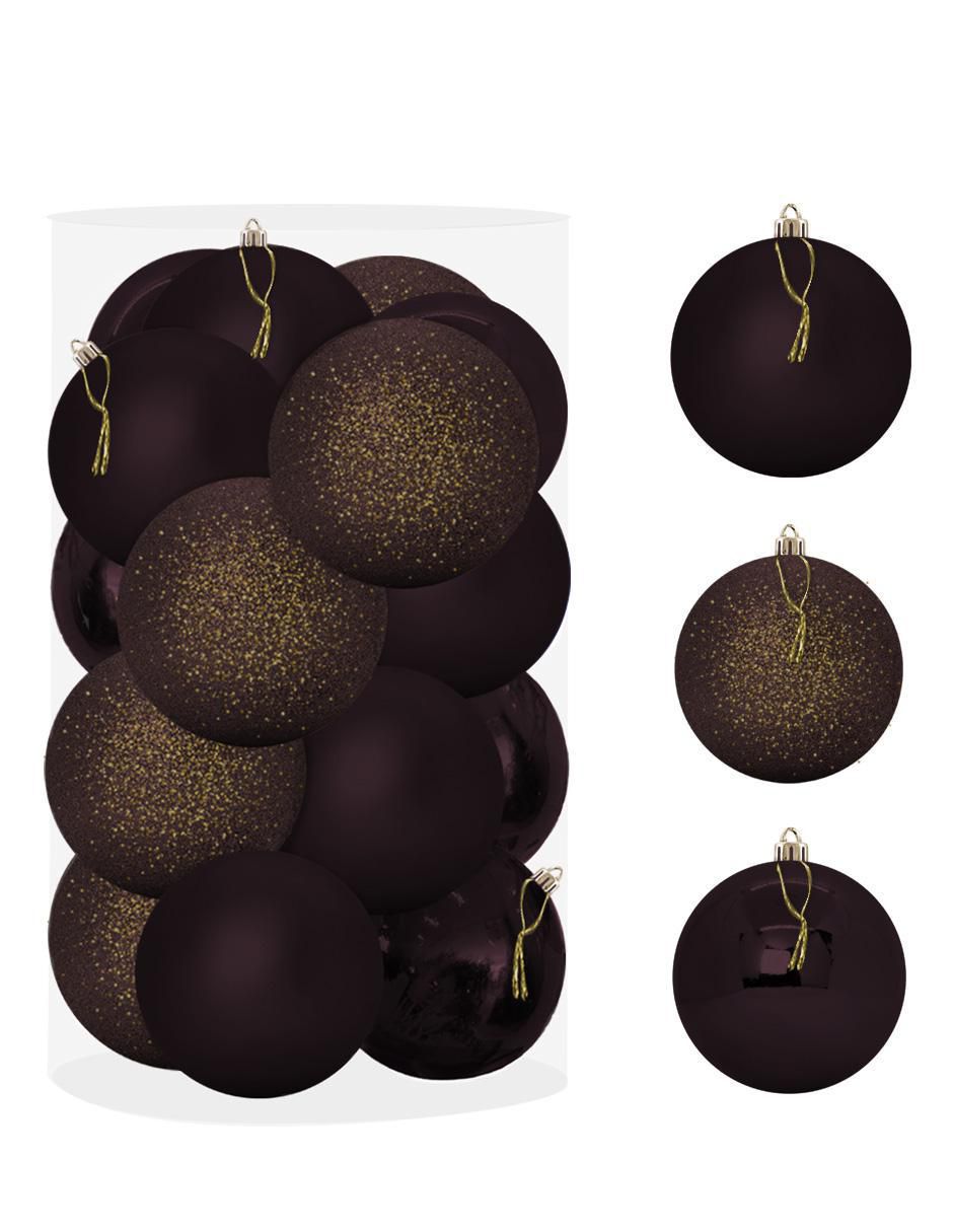 Set de esfera navideña Grandes Luxor con 16 piezas Set de esfera navideña Grandes Luxor con 16 piezas