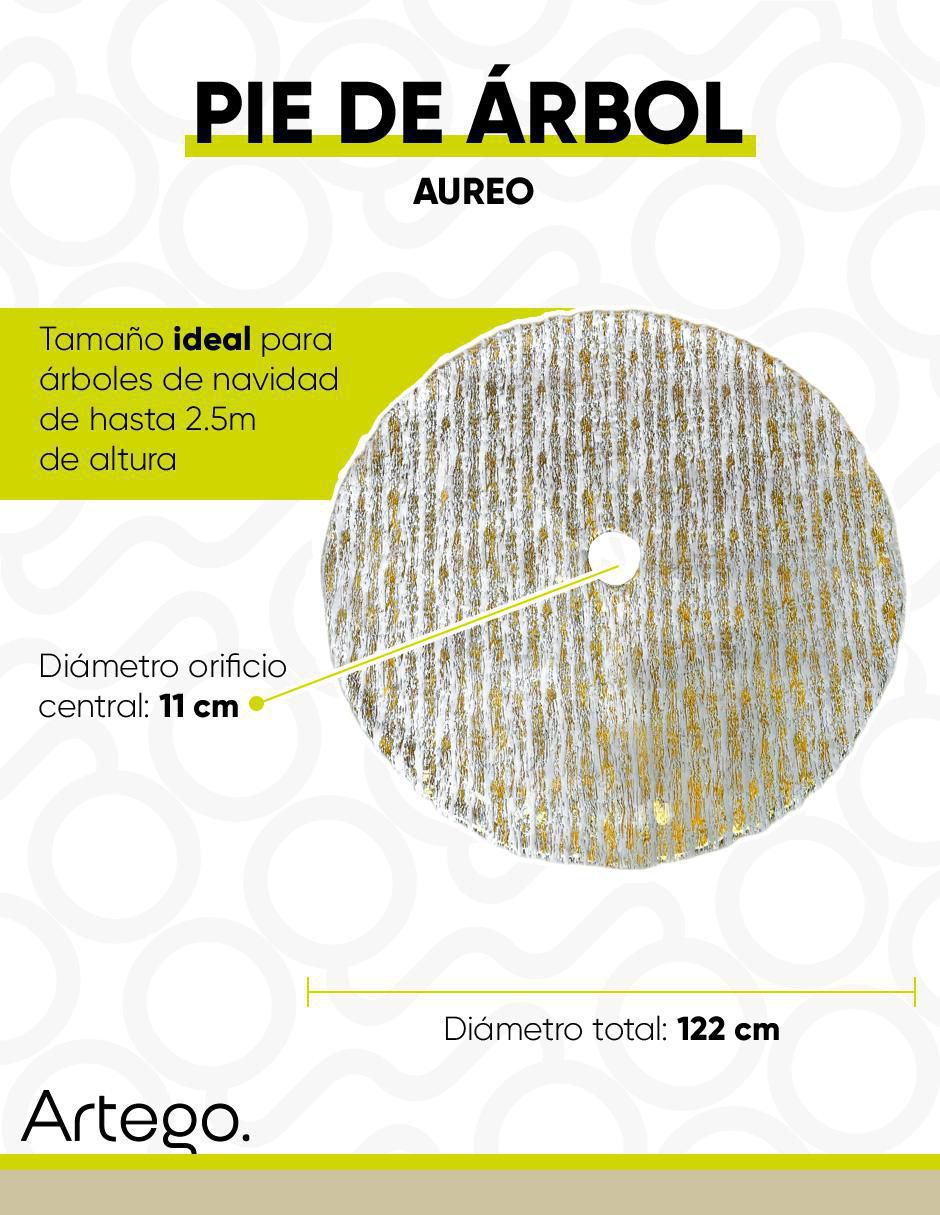 Pie de árbol Aureo estampado abstracto 6