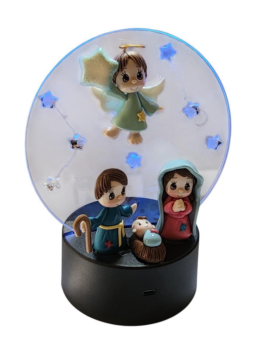 Figura decorativa circular Navidad 5