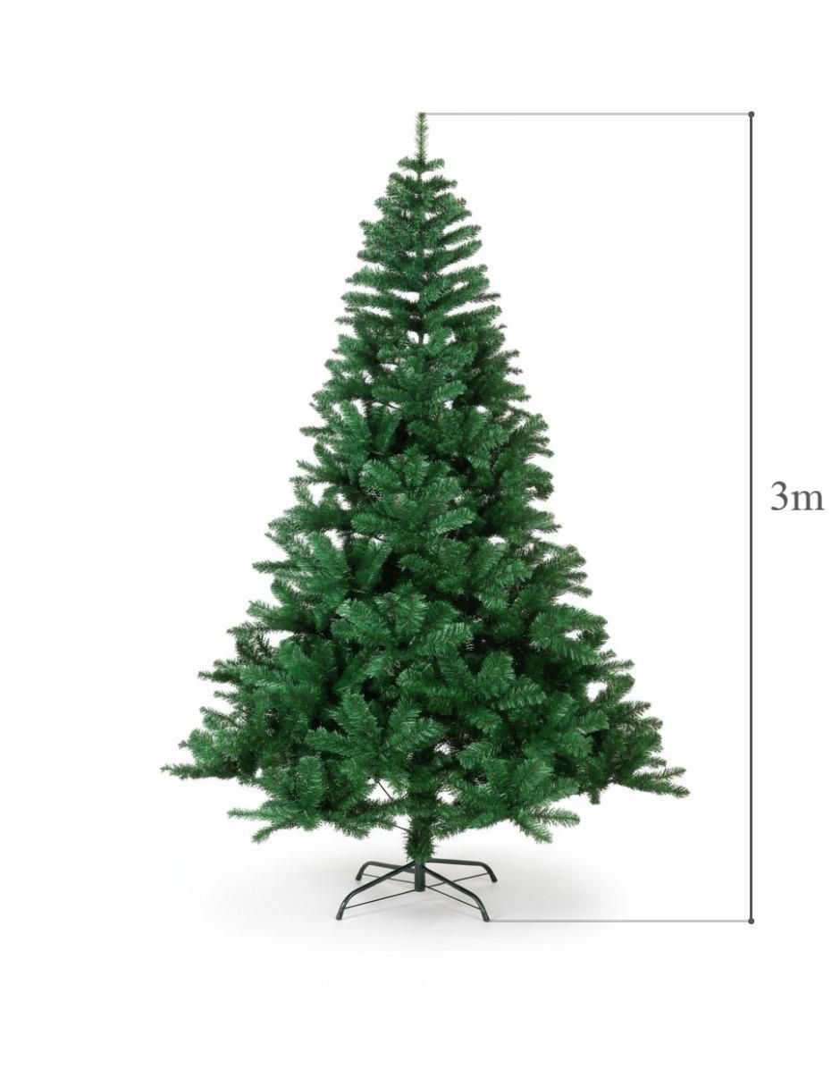Árbol de navidad frondoso de 3 metros con 1800 ramas de sintético 2