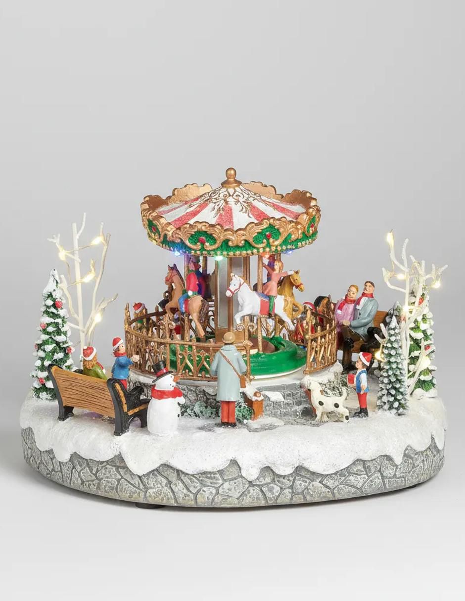 Figura decorativa de villa Christmas 3
