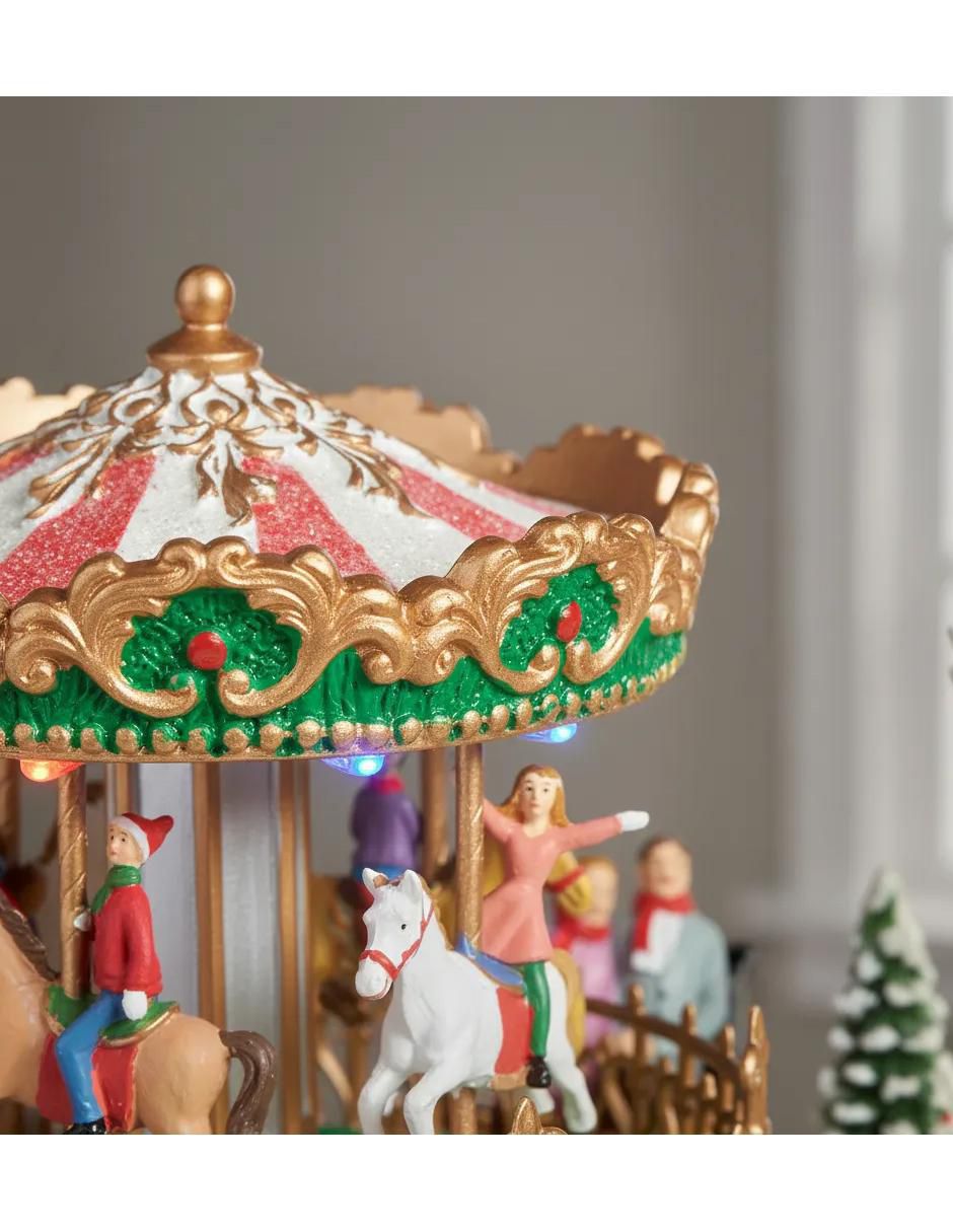 Figura decorativa de villa Christmas 5