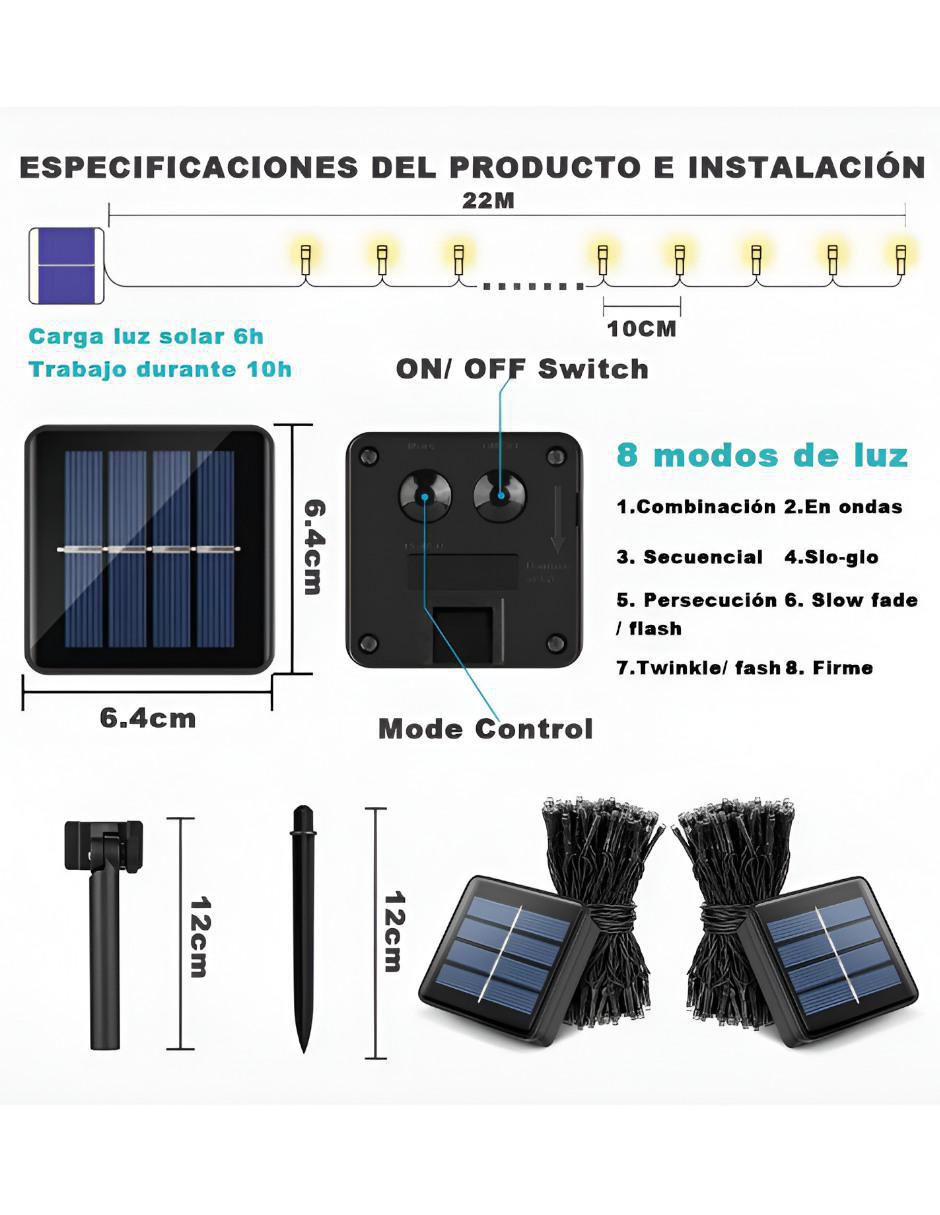 Serie LED XTLLAR10324 con 200 focos 4