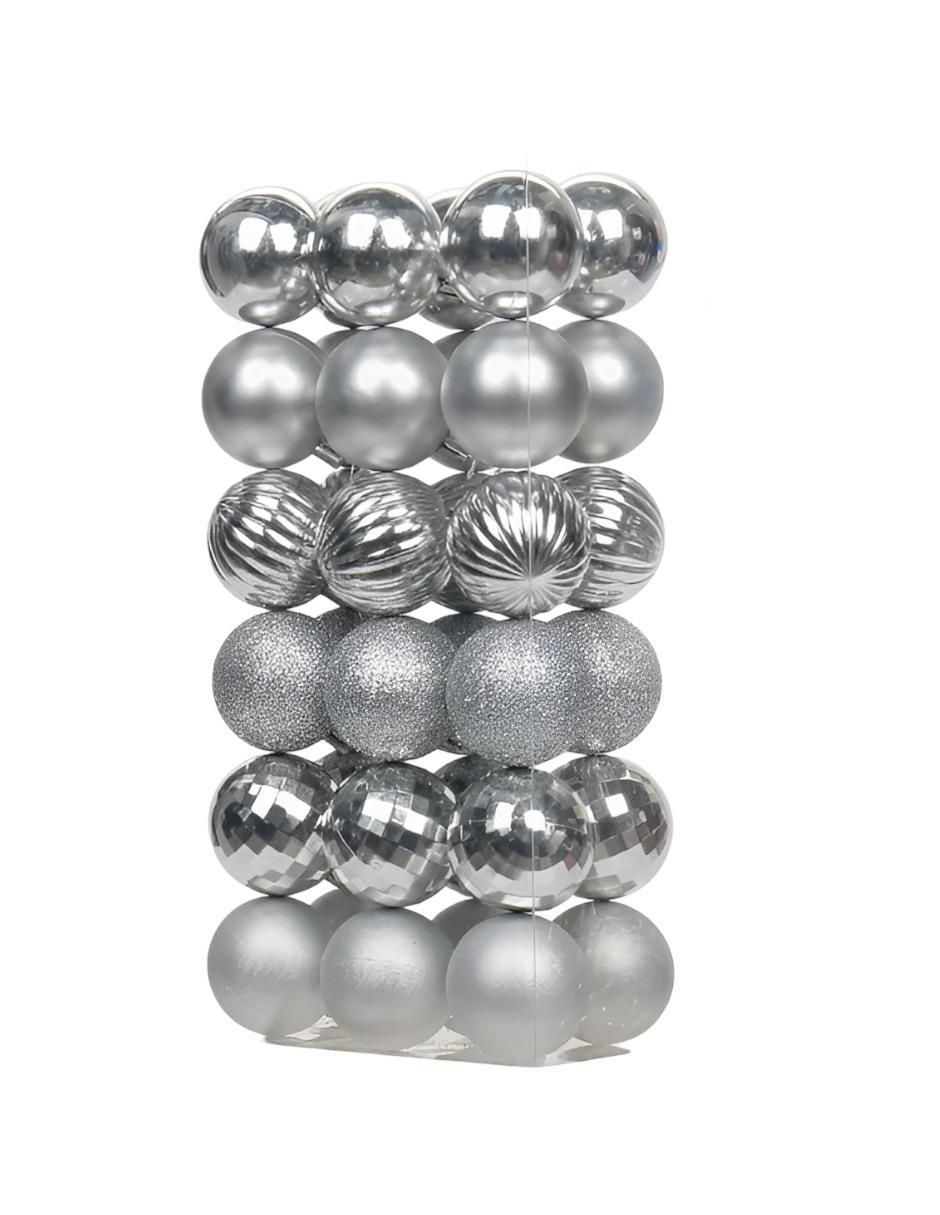Set de esfera navideña con 36 piezas