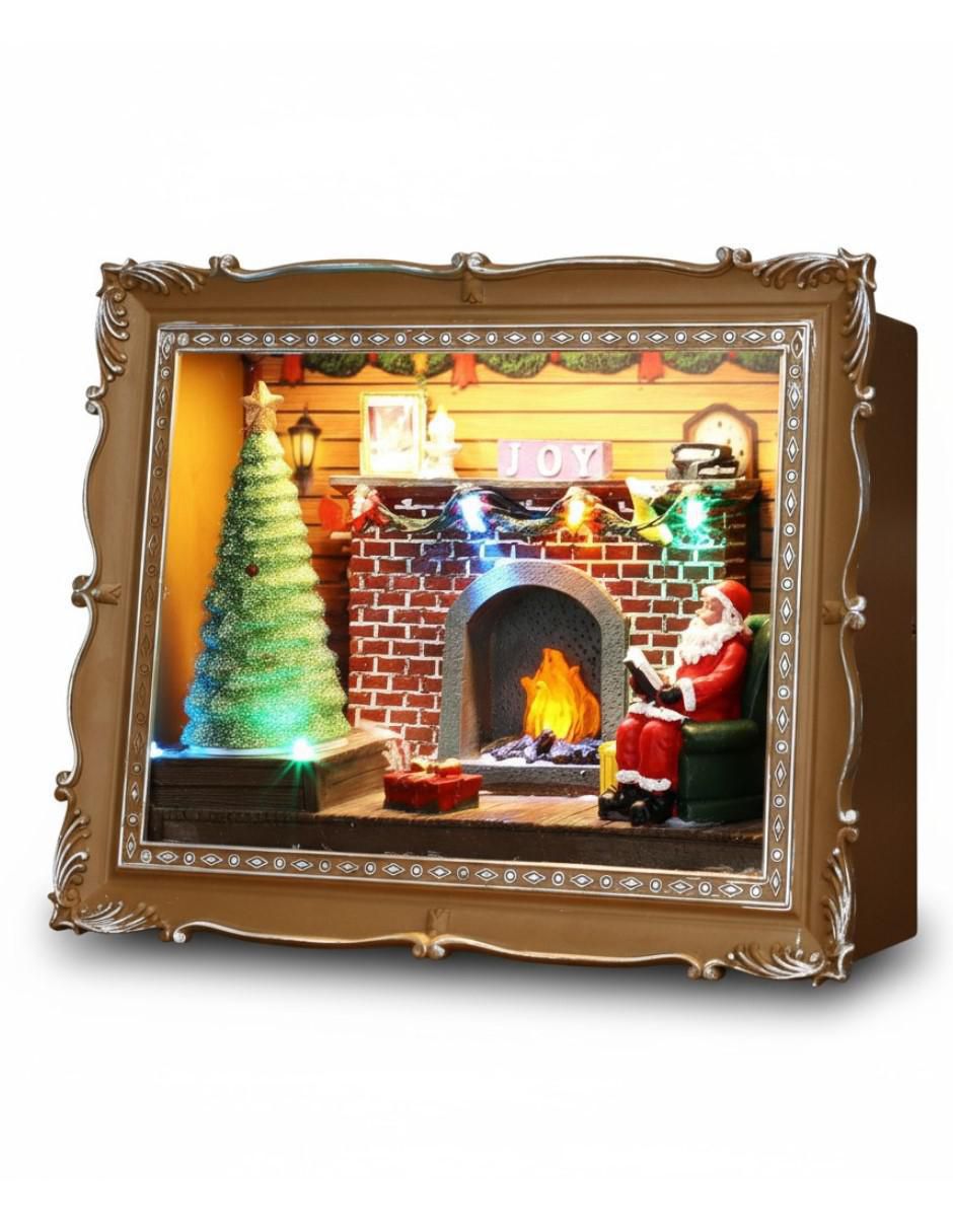 Figura decorativa de santa claus Navidad de resina Figura decorativa de santa claus Navidad de resina
