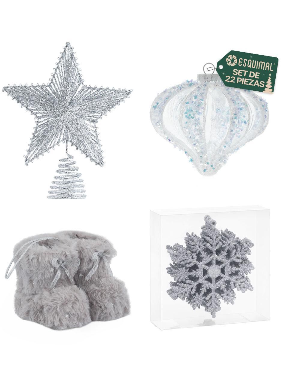Set de ornamentos navidadeños