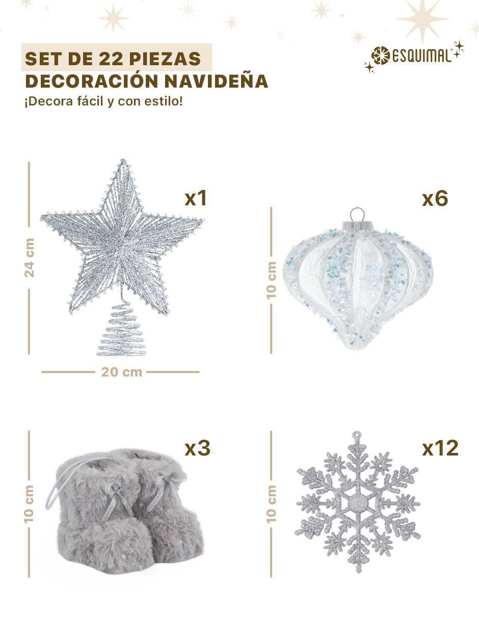 Set de ornamentos navidadeños 6