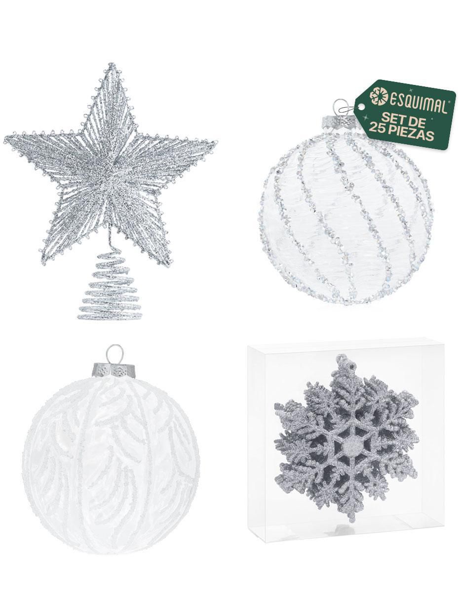 Set de ornamentos navideños