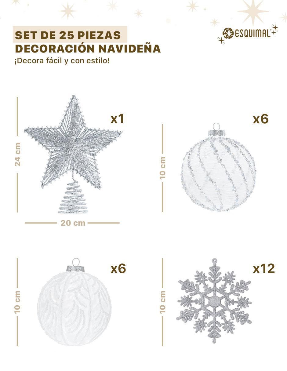 Set de ornamentos navideños 6