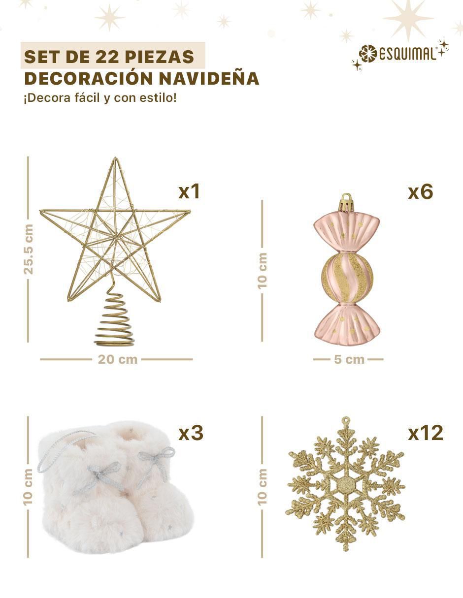Set de ornamentos navideños 5