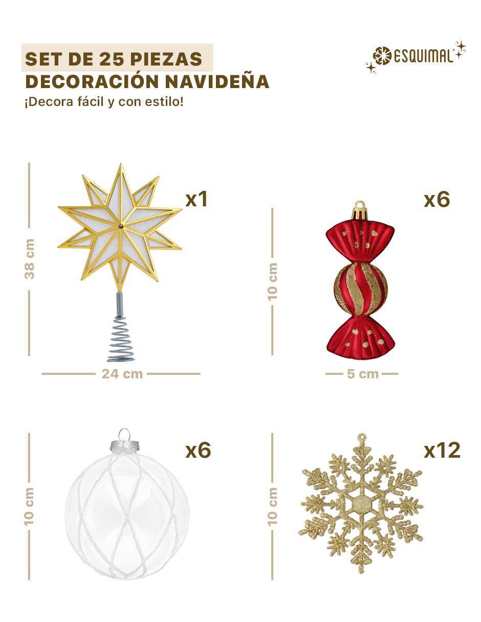 Set de ornamentos navideños 6
