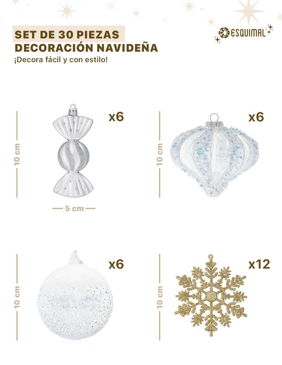 Set de ornamentos navideños 6