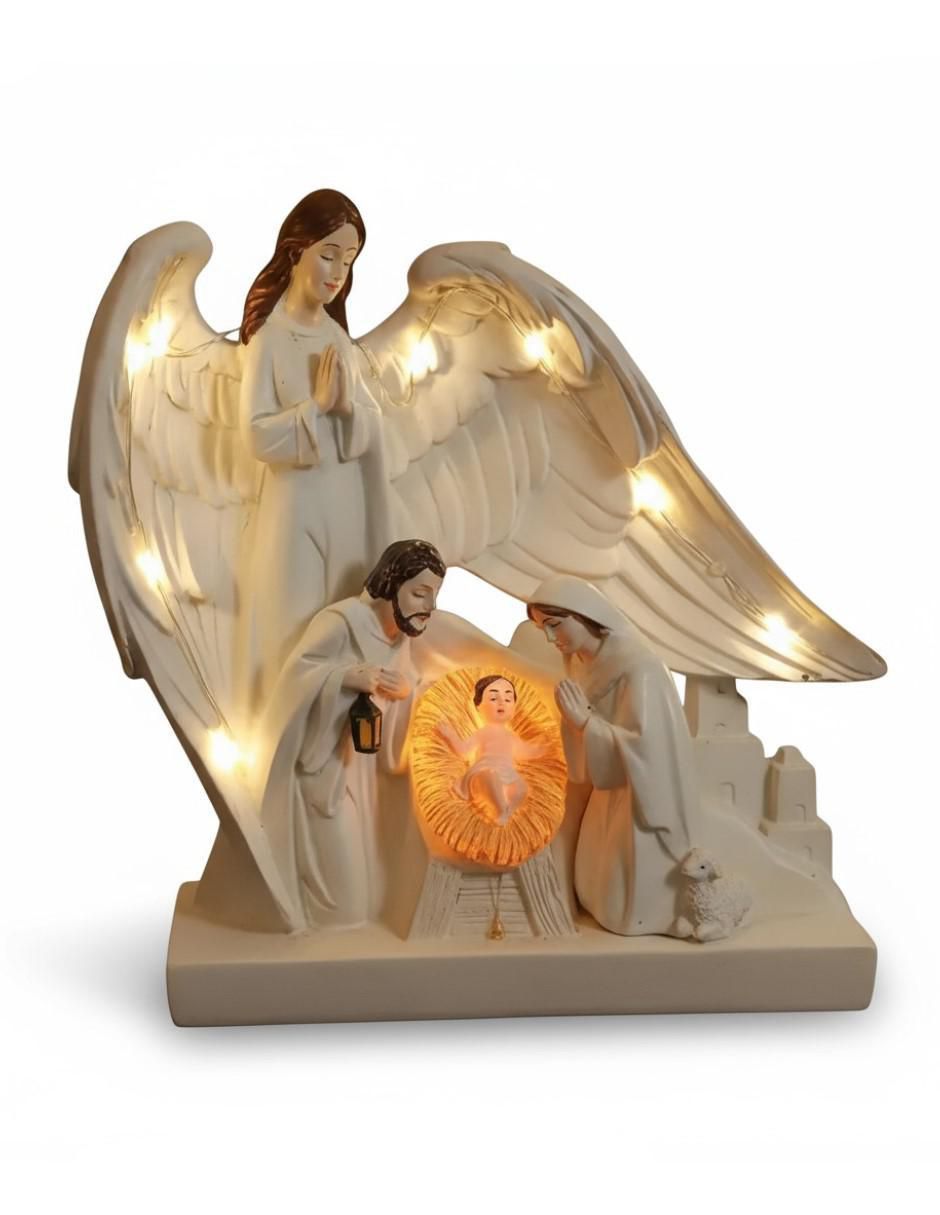 Figura decorativa de nacimiento Navidad de resina Figura decorativa de nacimiento Navidad de resina