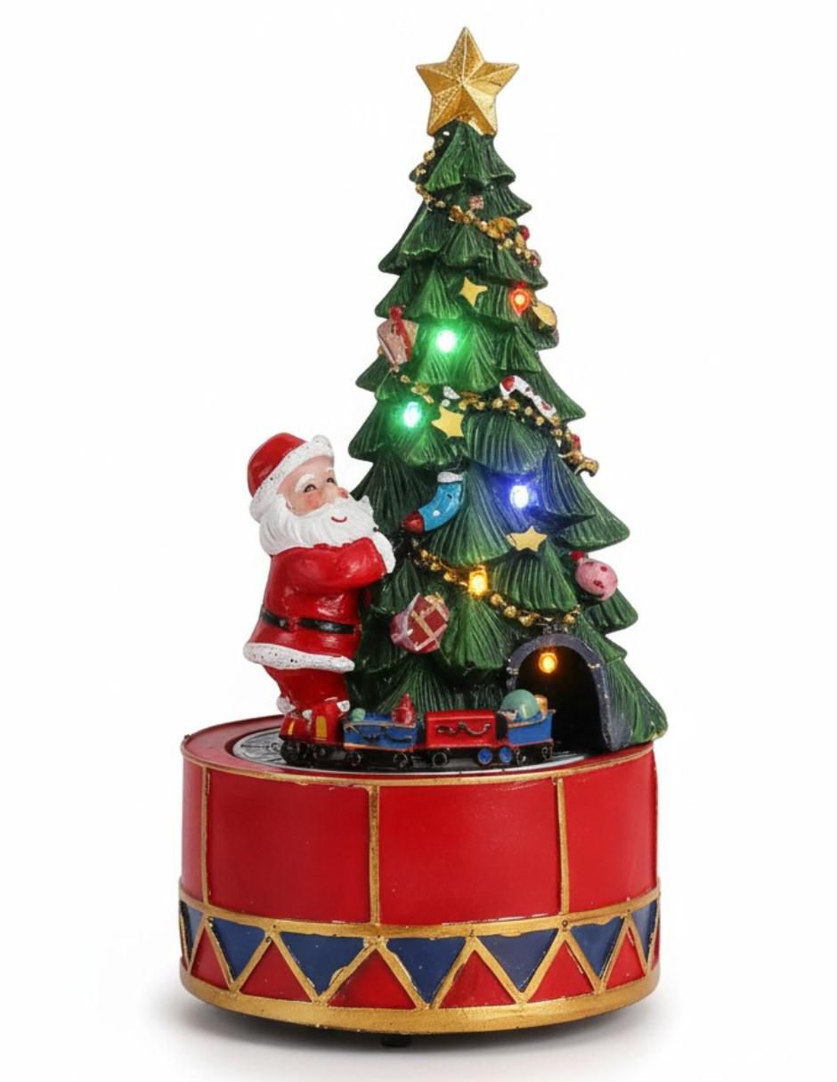Figura decorativa de árbol navidad Navidad de resina Figura decorativa de árbol navidad Navidad de resina