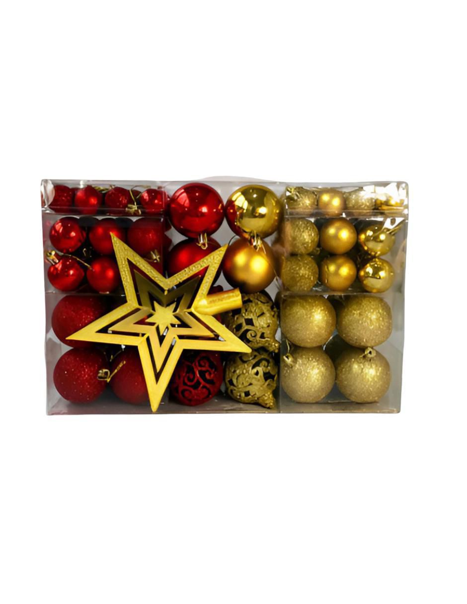 Set de esfera navideña con 101 piezas
