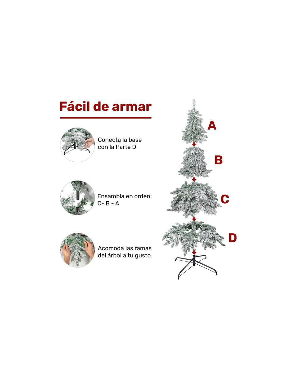 Árbol de navidad con 300 luces 5