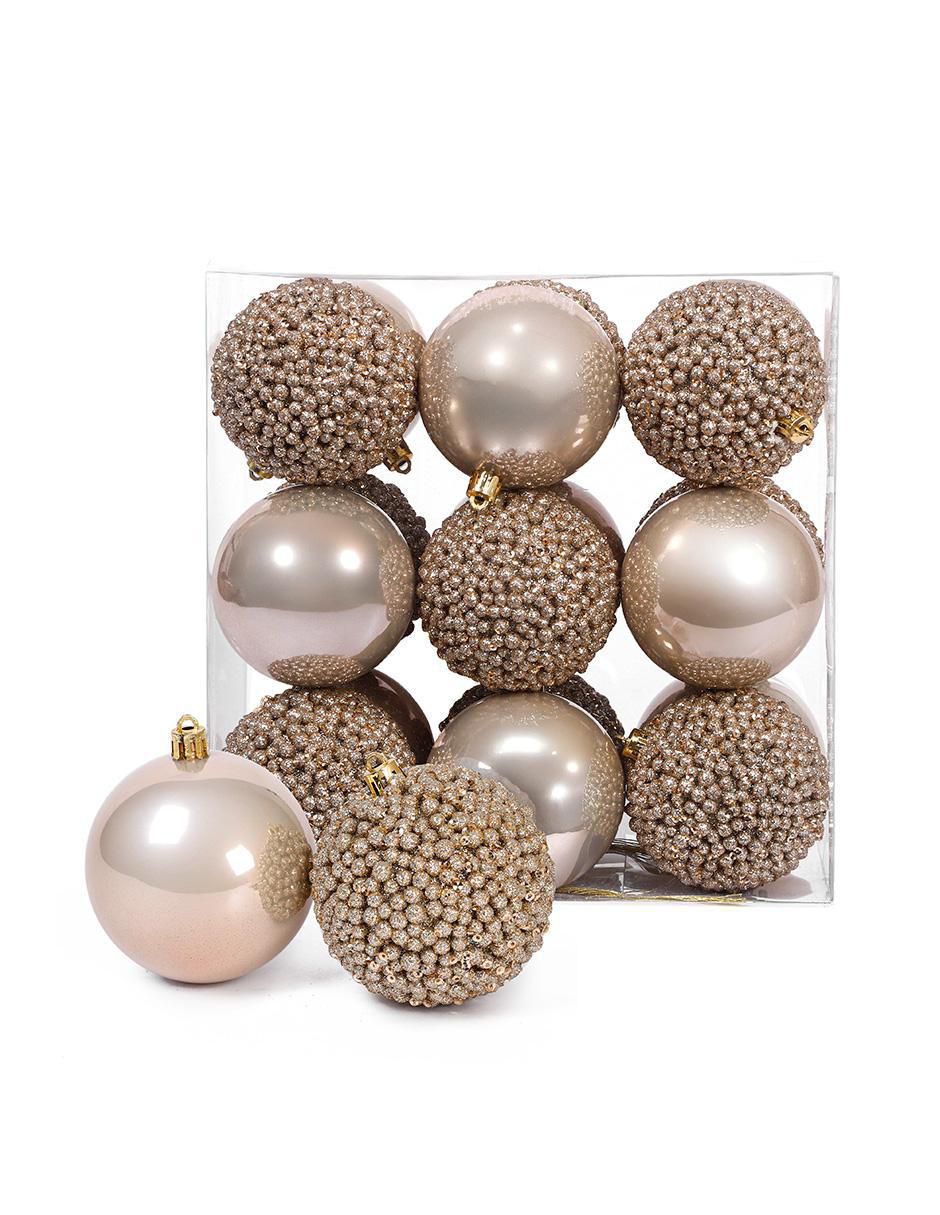 Set de esfera navideña pearl con 18 piezas
