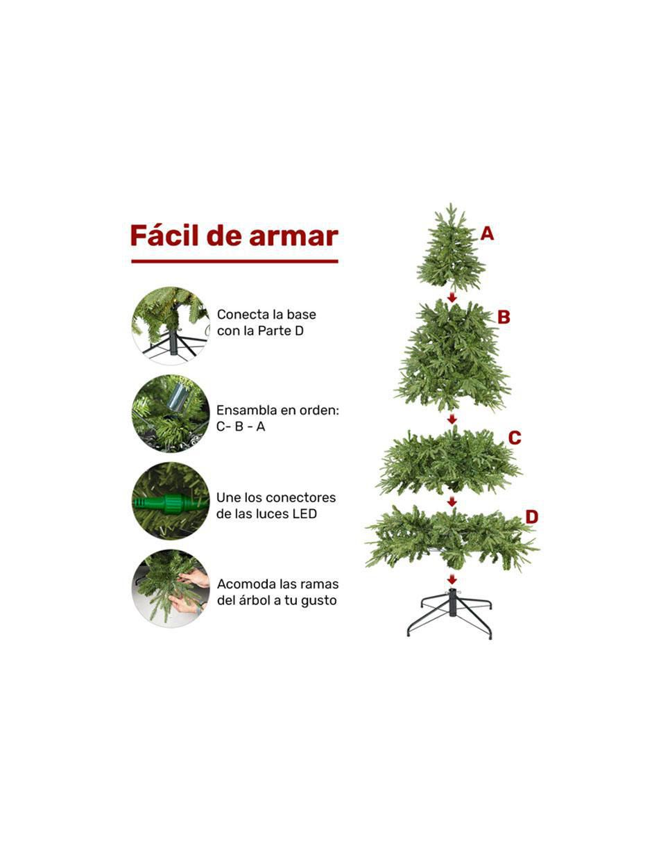 Árbol de navidad con 500 luces 6