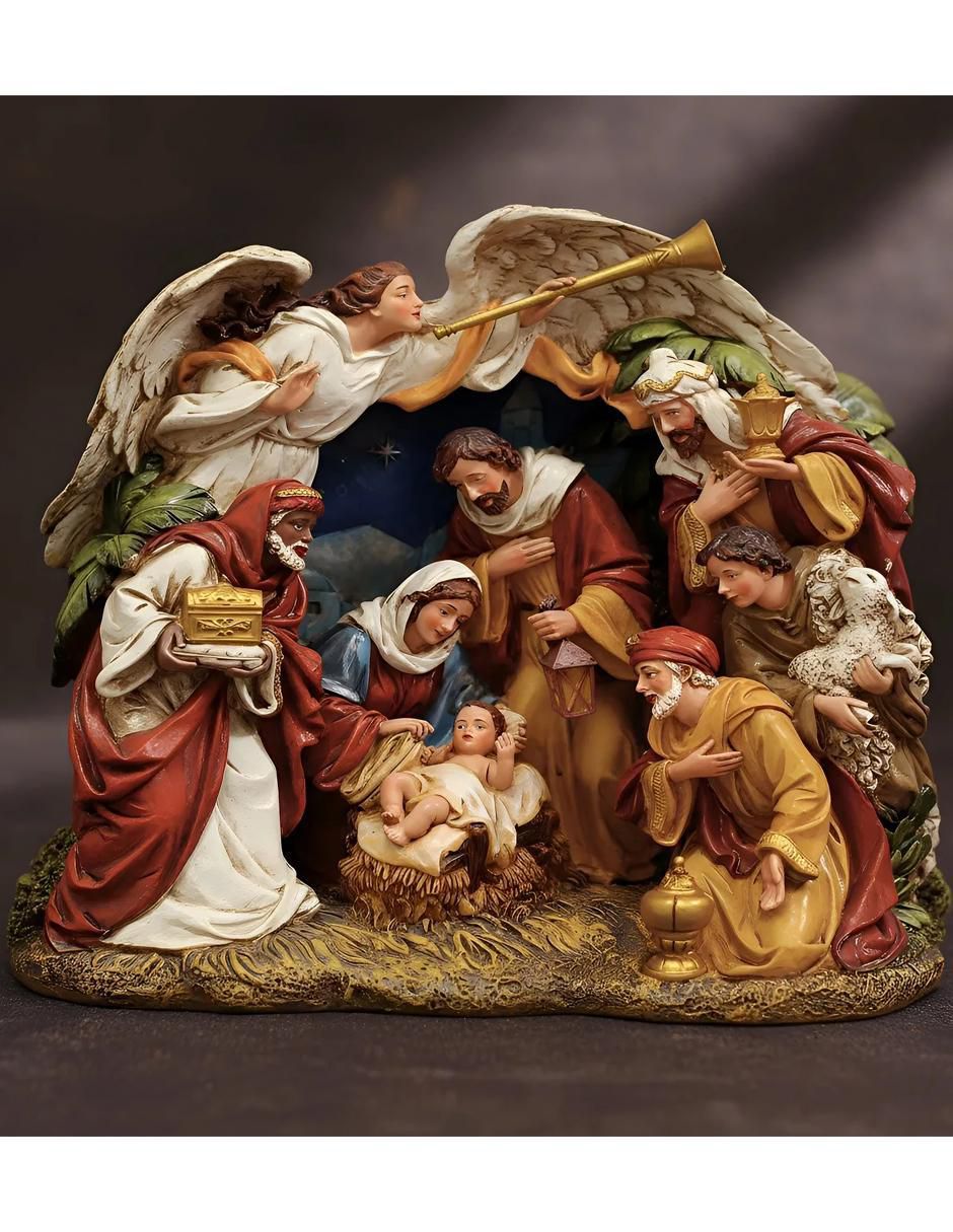 Nacimiento navideño de poliresina 2