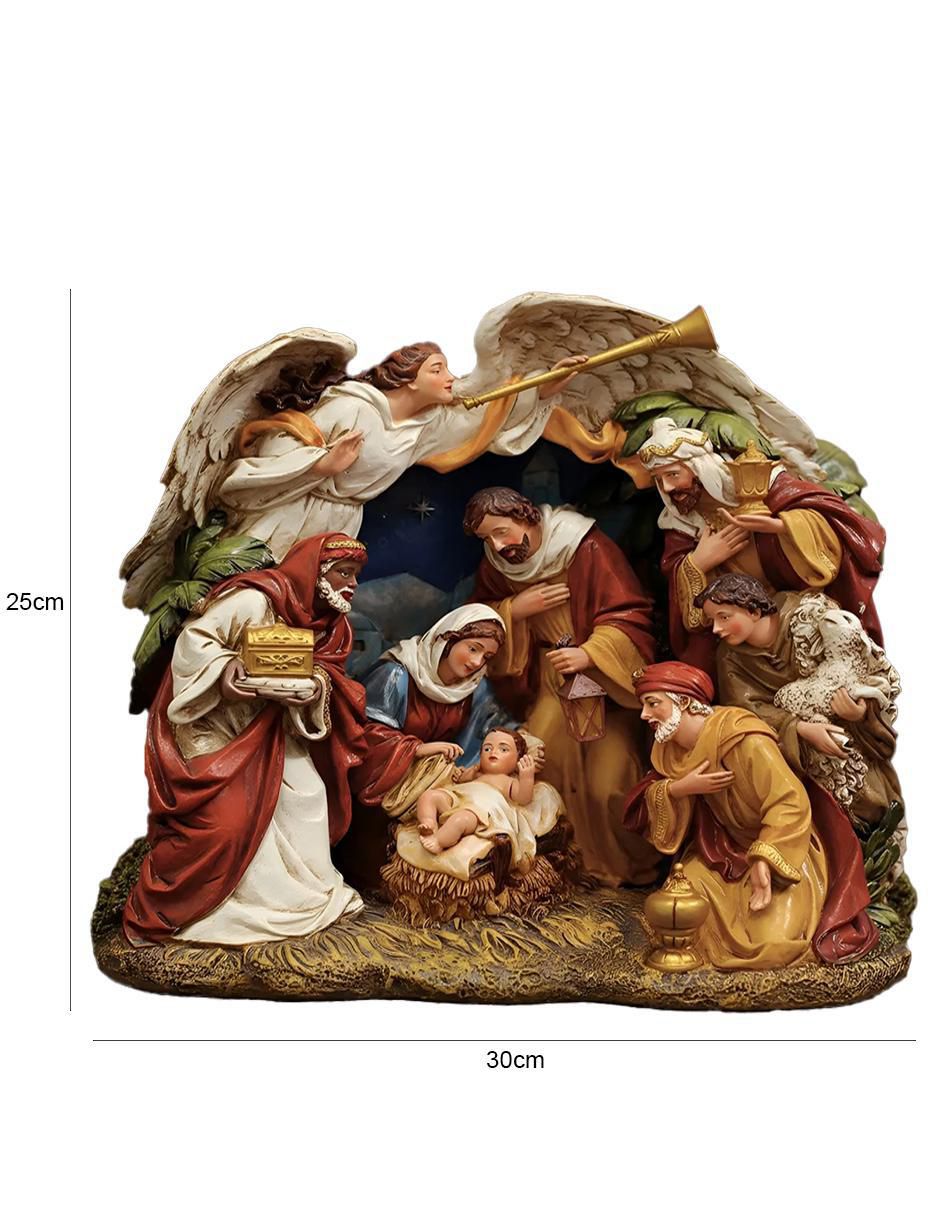 Nacimiento navideño de poliresina 5