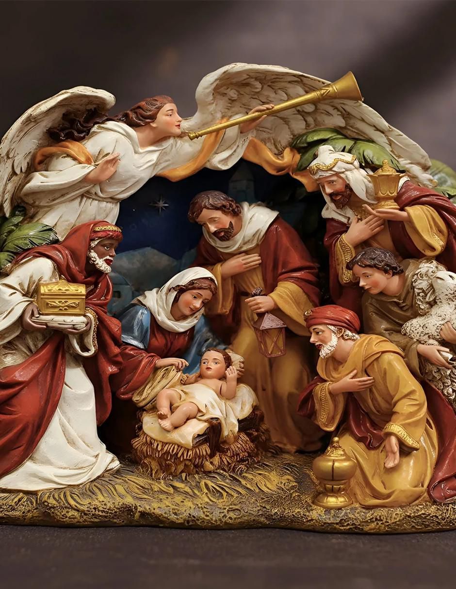 Nacimiento navideño de poliresina 3