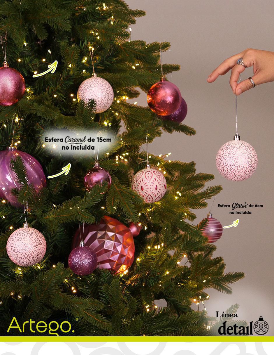 Set de esfera navideña Detail Rosé con 18 piezas 2