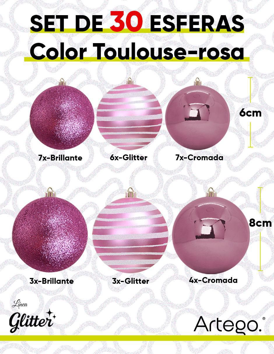 Set de esfera navideña con 30 piezas 6