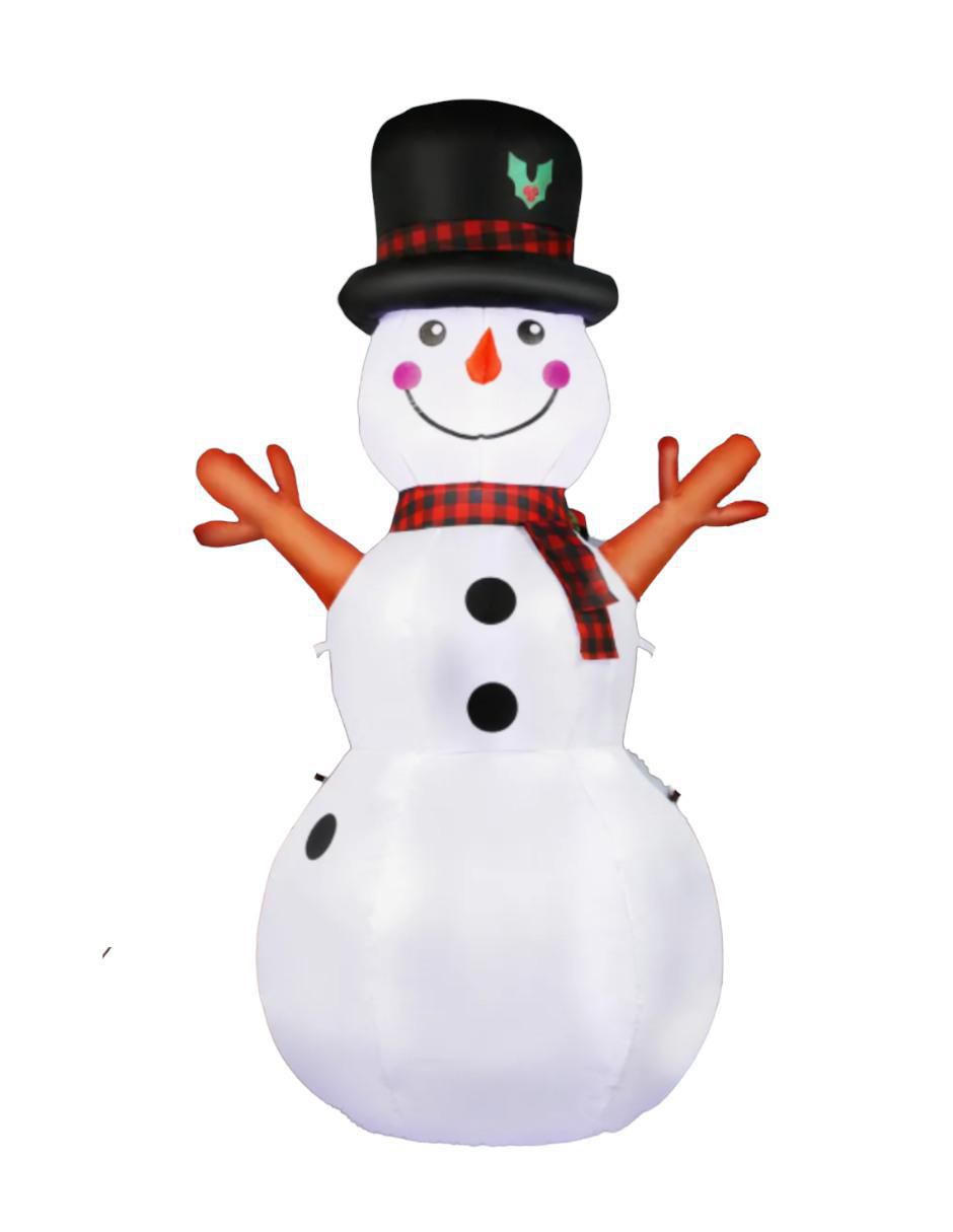Inflable decorativo forma de muñeco de nieve Inflable decorativo forma de muñeco de nieve