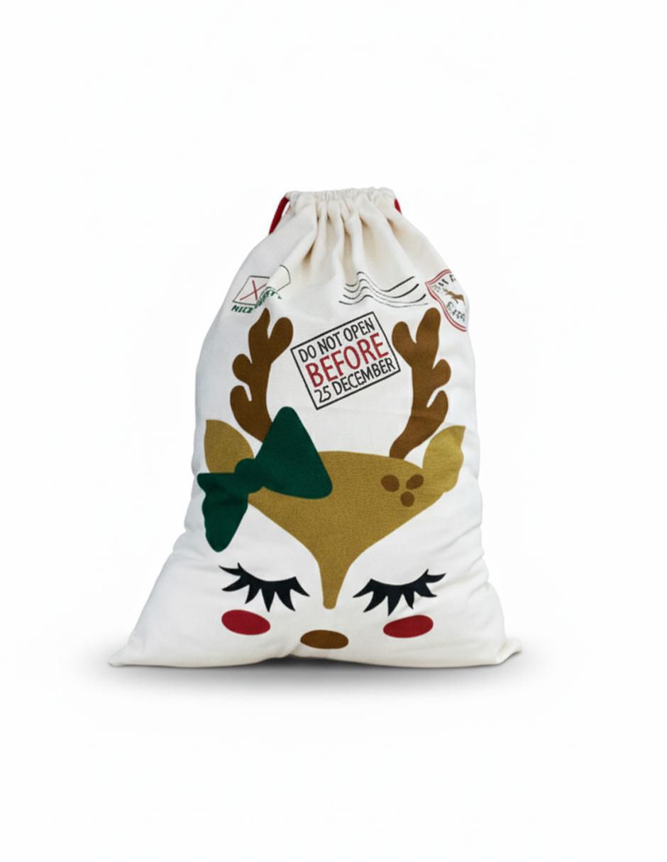 Bolsa para regalo navideña