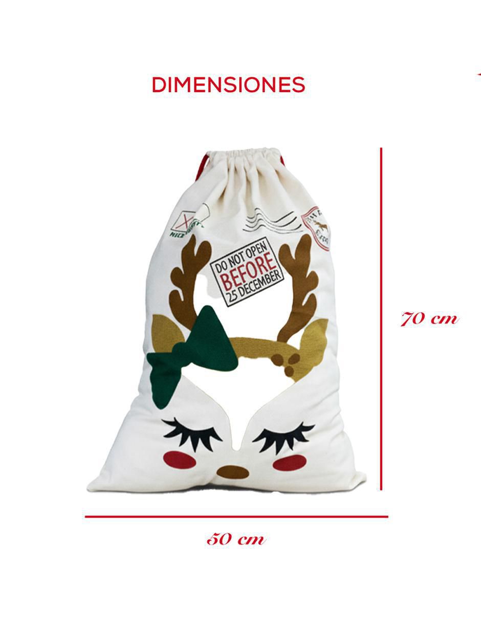 Bolsa para regalo navideña 8