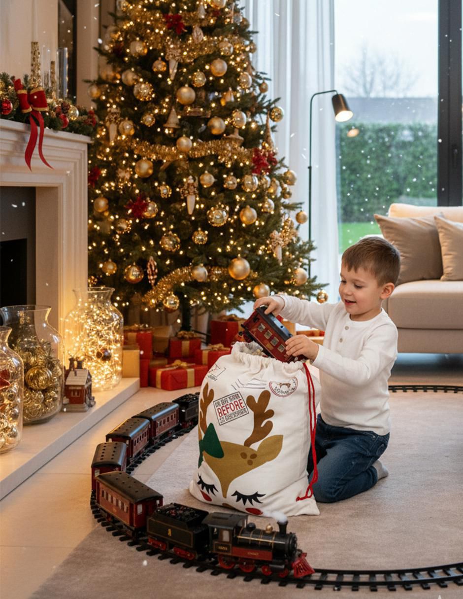 Bolsa para regalo navideña 3
